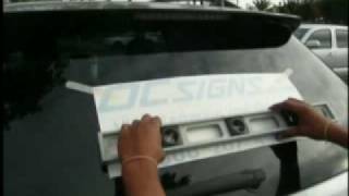 How to install vinyl lettering and graphics [upl. by Nlyak]