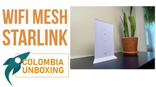 Unboxing wifi mesh STARLINK Colombia [upl. by Ester223]