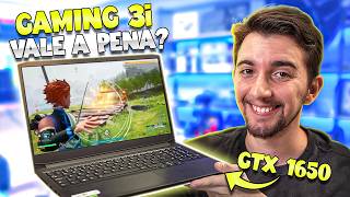 NOTEBOOK GAMER com GTX 1650 VALE A PENA em 2024 Lenovo Gaming 3i [upl. by Kaitlyn732]