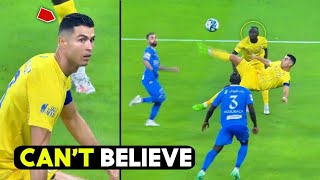 Cristiano Ronaldo Nearly Scored a Puskas Worthy Goal in Al Nassr vs Al Hilal King Cup Final [upl. by Aikimat968]