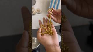 Easy way to clean gold jewellery at home minivlog shorts gold cleaningtips vlog [upl. by Grete]