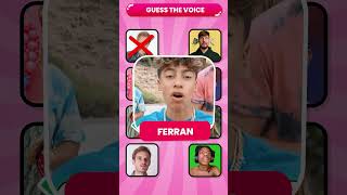 Guess the YouTuber by Their Voice 🔊👀 GuessTheYouTuber VoiceQuiz YTQuiz ShortsFun WhoIsIt [upl. by Namus]