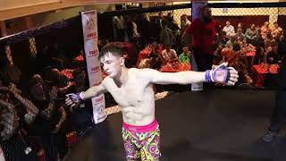 Rhys Hannah Ayrshire Hit Squad vs Nebojsa Kosanovic Forza MMA [upl. by Nolyaw]