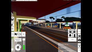 Roblox Trainways Passing through Yarrahoo on a V Set [upl. by Trever358]