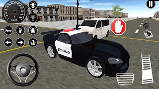 4K polis arabası oyunu 25  Real Police Car Driving v2 Android araba oyunları Android Gameplay [upl. by Ursulette]