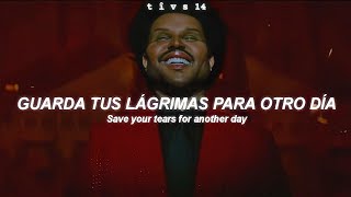 The Weeknd  Save Your Tears Official Music Video  Sub Español  Lyrics [upl. by Schubert61]