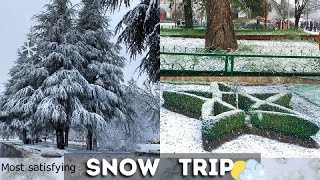 ❄️MY SNOW TRIP IFRANE MOROCCO Travel Vlog 2022 [upl. by Maddalena]