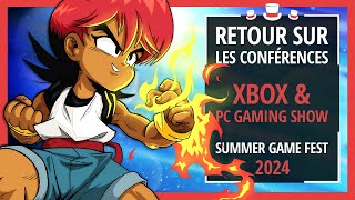 Retour sur les conférence Xbox amp PC Gaming Show Summer Game Fest 2024  Cabaret Indé [upl. by Enomis]