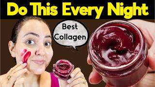 DIY COLLAGEN FACE CREAM For Spots काले धब्बे झाइयां Pigmentation amp Wrinkles  चमकदार Glowing Skin💕 [upl. by Johnstone984]