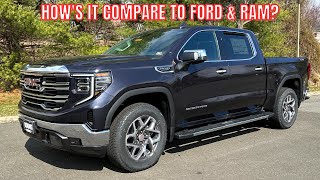 2023 GMC Sierra SLT  REVIEW and POV DRIVE  Best Looking 1500 Truck [upl. by Florella]