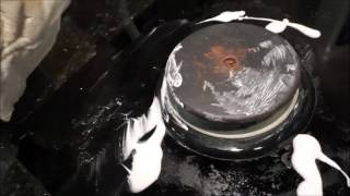 Best Cooktop Cleaner Test  Weiman Cooktop Cleaning Creme Cerama Brite [upl. by Athalee492]