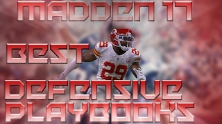 MADDEN 17 TOP 5 Defensive playbooks [upl. by Elocyn]