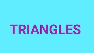 Triangle definition in english classification of triangles triangles  maths  mathmatics [upl. by Pamela542]