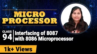 Interfacing of 8087 with 8086 Microprocessor  8087 Math Coprocessor  Microprocessors [upl. by Favrot]