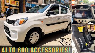 New ALTO 2022Alto 800 Modifiedcar accessoriesFull Modification📞75675283449974597161car [upl. by Herahab]