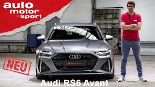 Boah ist der breit Audi RS6 Avant 2019  ReviewSitzprobe  auto motor und sport [upl. by Romy]