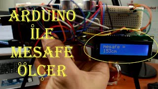 Arduino İle Mesafe Ölçer [upl. by Ynnaf940]