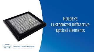 HOLOEYE Custom Diffractive Optical Elements [upl. by Dnilasor238]