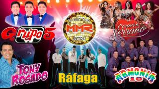 GRUPO 5 NECTAR TONY ROSADO ARMONIA 10 RAFAGA CORAZON SERRANO CLAVITO Y SU CHELA►SUPER MIX [upl. by Mazur311]