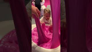 Fun SLIME at Sloomoo Institute in Houston Texas [upl. by Dnyletak]