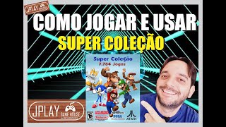 JOGO SUPER COLEÇÃO DO PS2 7 MIL JOGOS COMO JOGAR SALVAR E USAR O SUPER COLEÇÃO JPLAY GAMEHOUSE [upl. by Alyks]