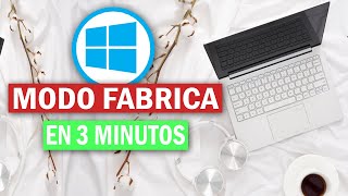 Como RESTABLECER WINDOWS 10 De FABRICA 2024 [upl. by Merari154]