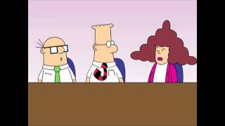 Dilbert Animated Cartoons  Fuzzy Donut Meeting and Mr Coffee [upl. by Ariad]