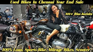 Secondhand Used Bikes Single Owner  400 Bikes Available  100 Loan BTS DISCOVER VLOG  Chennai [upl. by Iahc]