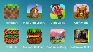 Minecraft Pixel Craft Legend Craft Valley Craft World Craftopia Mecraft Building Craftsman [upl. by Adnale]