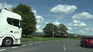 Driving On The A435 amp A46 From Cheltenham To Dumbleton England 16th August 2023 [upl. by Haela]