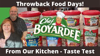 Chef Boyardee Taste Test l Throw Back Food Day [upl. by Manouch494]