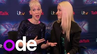 X Factor Blonde Electra talk being the first act voted off [upl. by Ennaed937]