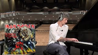 Iron Maiden  Hallowed Be Thy Name pianist reacts to metalhead friend’s suggestion [upl. by Ecirtnahs]