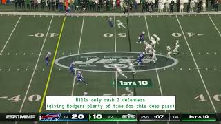 NFL Rigged Bills Allow Aaron Rodgers Fourth Scripted Hail Mary [upl. by Libb]