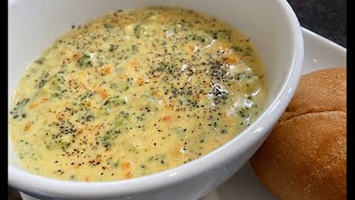 Creamy Broccoli Cheddar Soup Taste Just Like Panera Bread [upl. by Tat490]