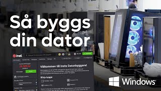 Så här byggs din dator – Inet System och Datorbyggaren [upl. by Adnesor]