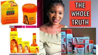 The Truth About Carotone and CaroLight Bleaching Creams PRINCESS EMELDA [upl. by Eceela]