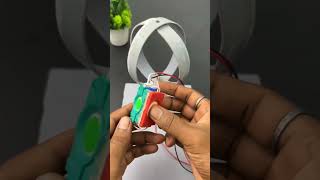 Diy 12v Led project with DC motorHome decoration product shortsvideo dcmoter diy experiment [upl. by Ahsitauq]