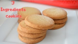 3 Ingredients Shortbread Cookies [upl. by Haily]