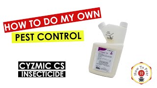 How To Do My Own Pest Control  Cyzmic CS Insecticide Concentrate [upl. by Alaikim]