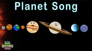 The Planet Song  8 Planets of the Solar System Song for Kids  KidsLearningTube [upl. by Eyanaj672]