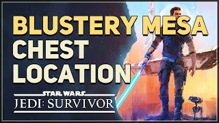 Blustery Mesa Chest Location Star Wars Jedi Survivor [upl. by Araeit]