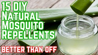 Worlds Best DIY Natural Mosquito Repellents  15 Recipes Better Than OFF [upl. by Felipe466]