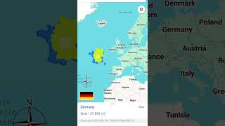 Comparing Germany and France by Land 🇩🇪🇫🇷 comparison germany france [upl. by Nogem978]