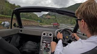 Driving a supercharged MX5 listening to ABBA Spain 2023 [upl. by Shiller]