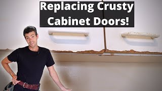 How to REPLACE OLD CABINET DOORS [upl. by Glen]