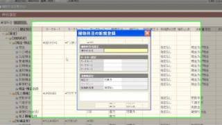 勘定科目と補助科目の作成 [upl. by Burget]