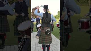 Killiecrankie by the Vale of Atholl Pipe Band during 2023 Highland Nights in Pitlochry shorts [upl. by Ettezoj]