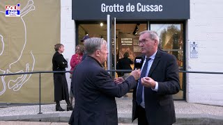 Inauguration facsimilé Grotte de Cussac [upl. by Cahn]