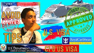 Tips paano maapprove sa US C1D VISA 2023  SeamanSeafarerOFWtips Paano pumasa sa Interview [upl. by Iharas]